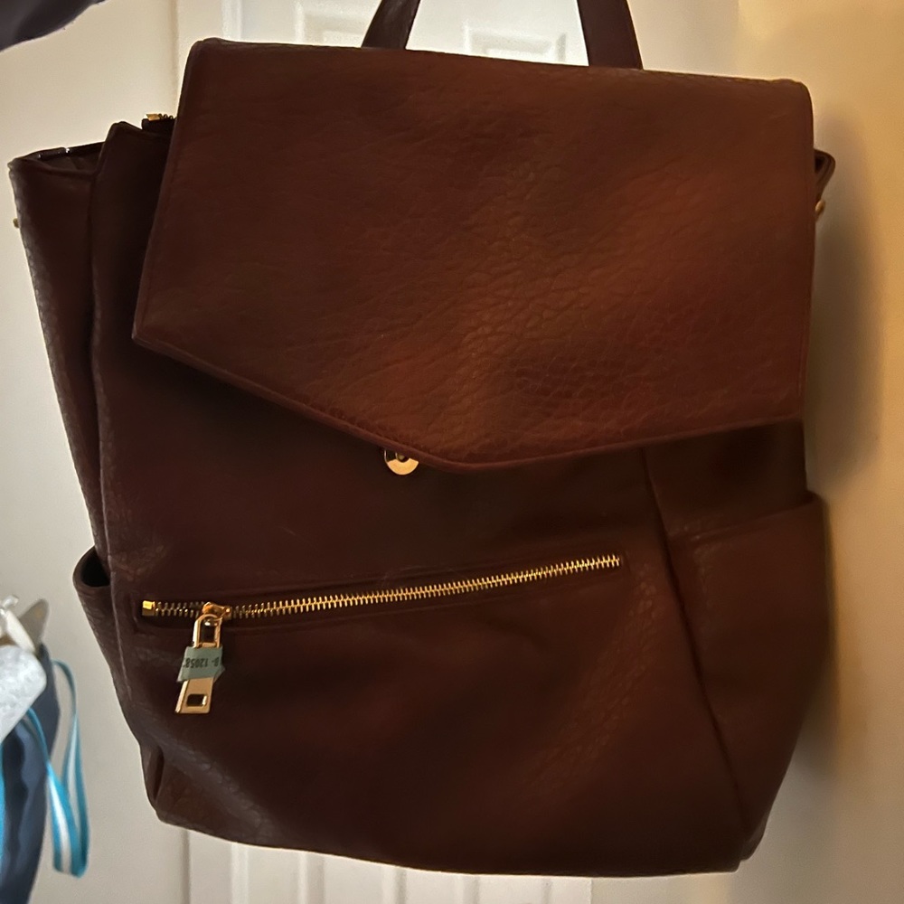 Maroon ModCloth Backpack